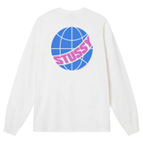 Stüssy T-Shirts GLOBAL PEACE PIG. DYED LS TEE