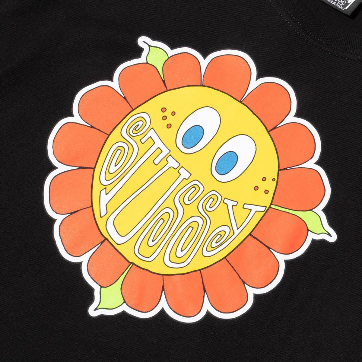 Stüssy T-Shirts HAPPY FLOWER TEE