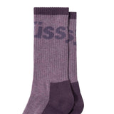 Stüssy Socks PURPLE / O/S LOGO JACQUARD TRAIL SOCKS