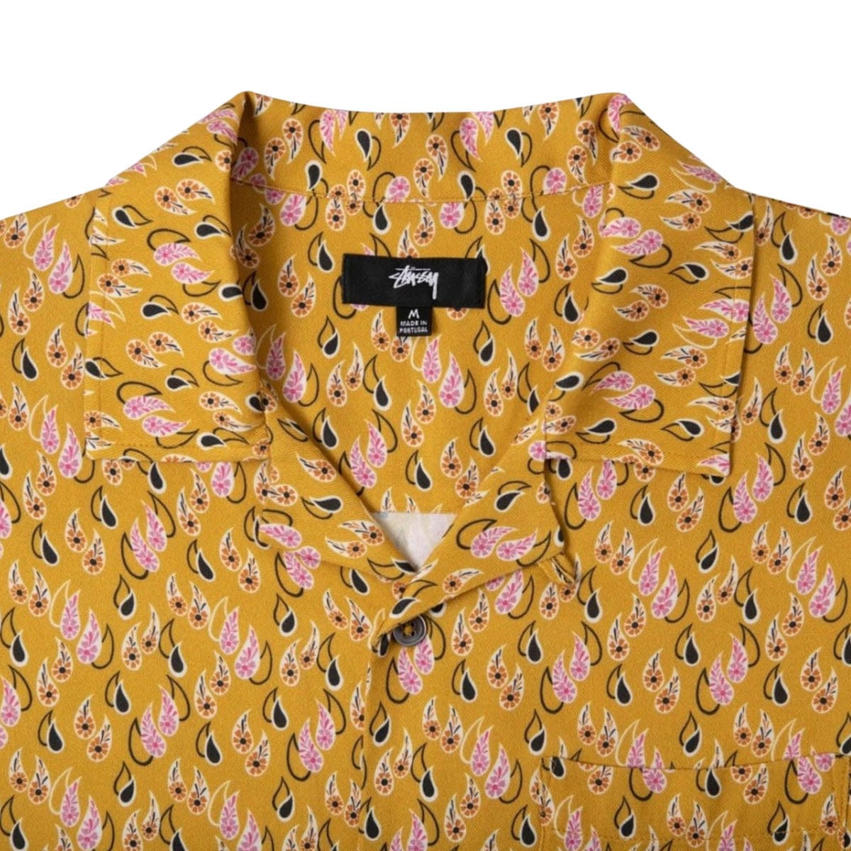 PAISLEY TEARS SHIRT MUSTARD | Bodega