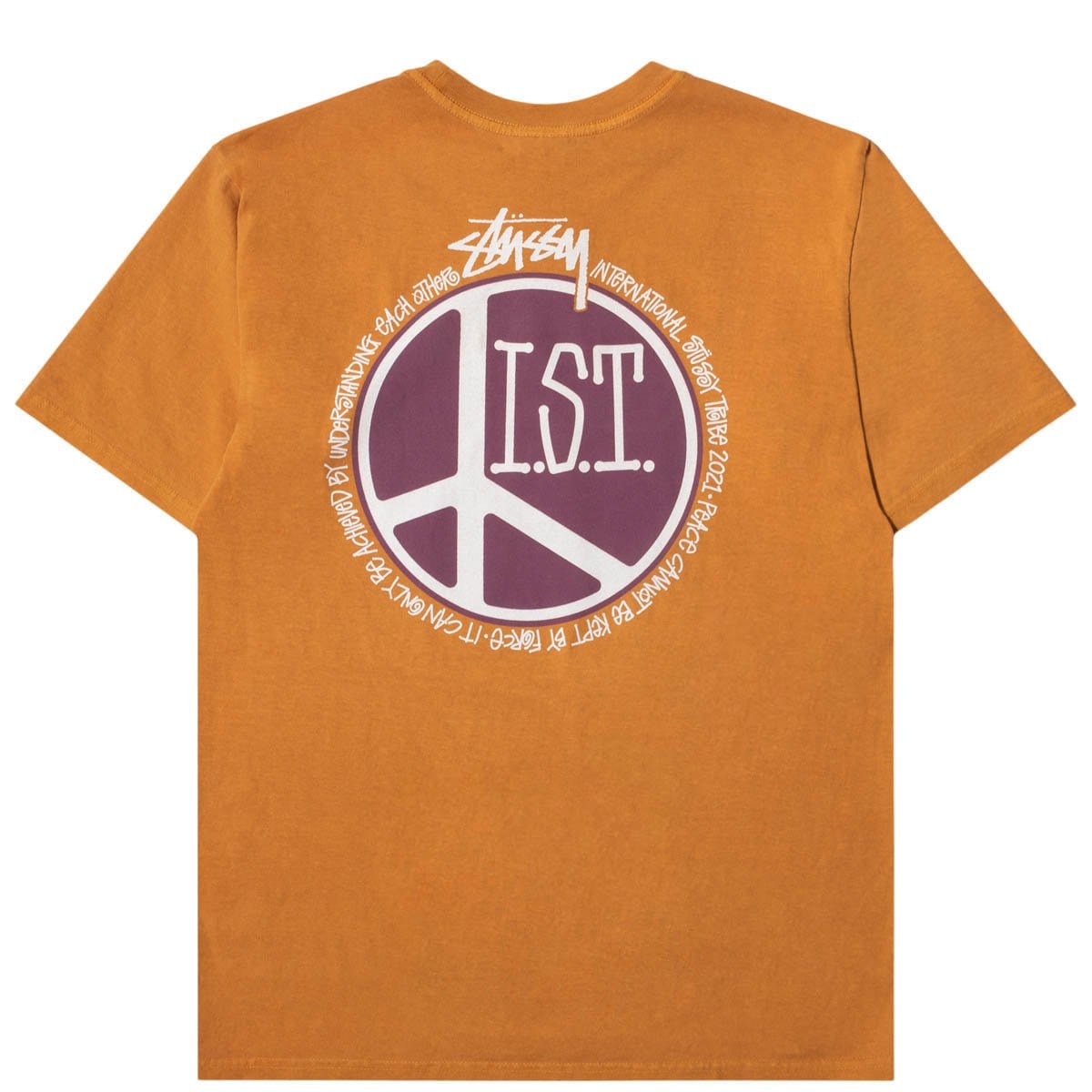 Stüssy T-Shirts PEACE DOT PIGMENT DYED TEE