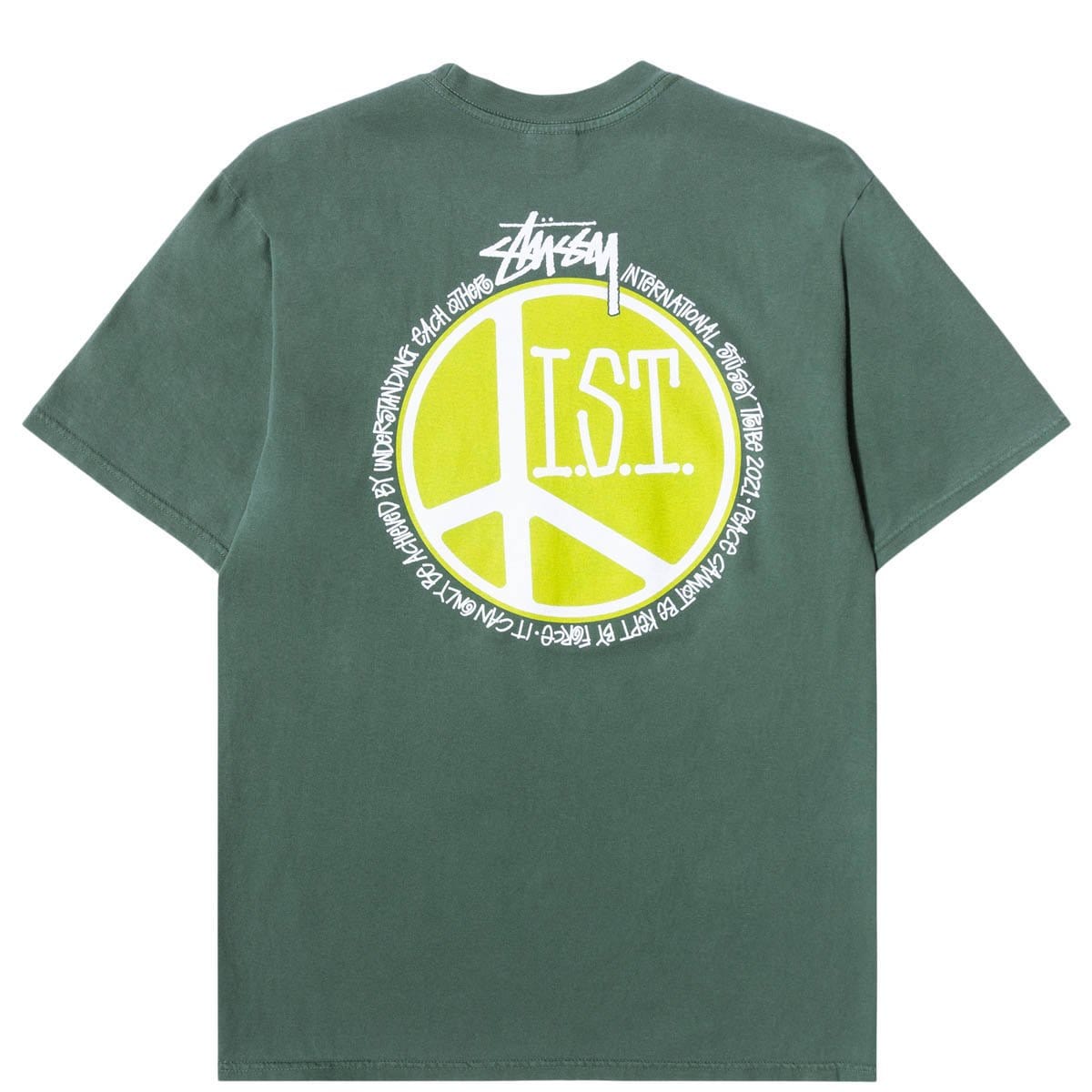 Stüssy T-Shirts PEACE DOT PIGMENT DYED TEE