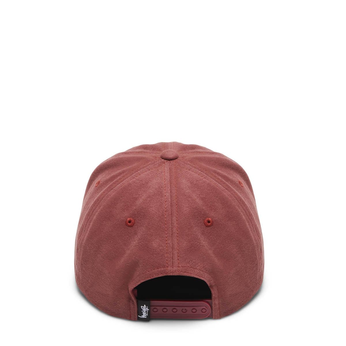 Stüssy Headwear BURGUNDY / OSFM PEACHED CANVAS CAP