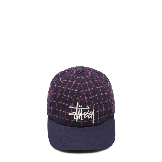 Stüssy Headwear NAVY / OS PLAID 2-TONE LOW PRO CAP