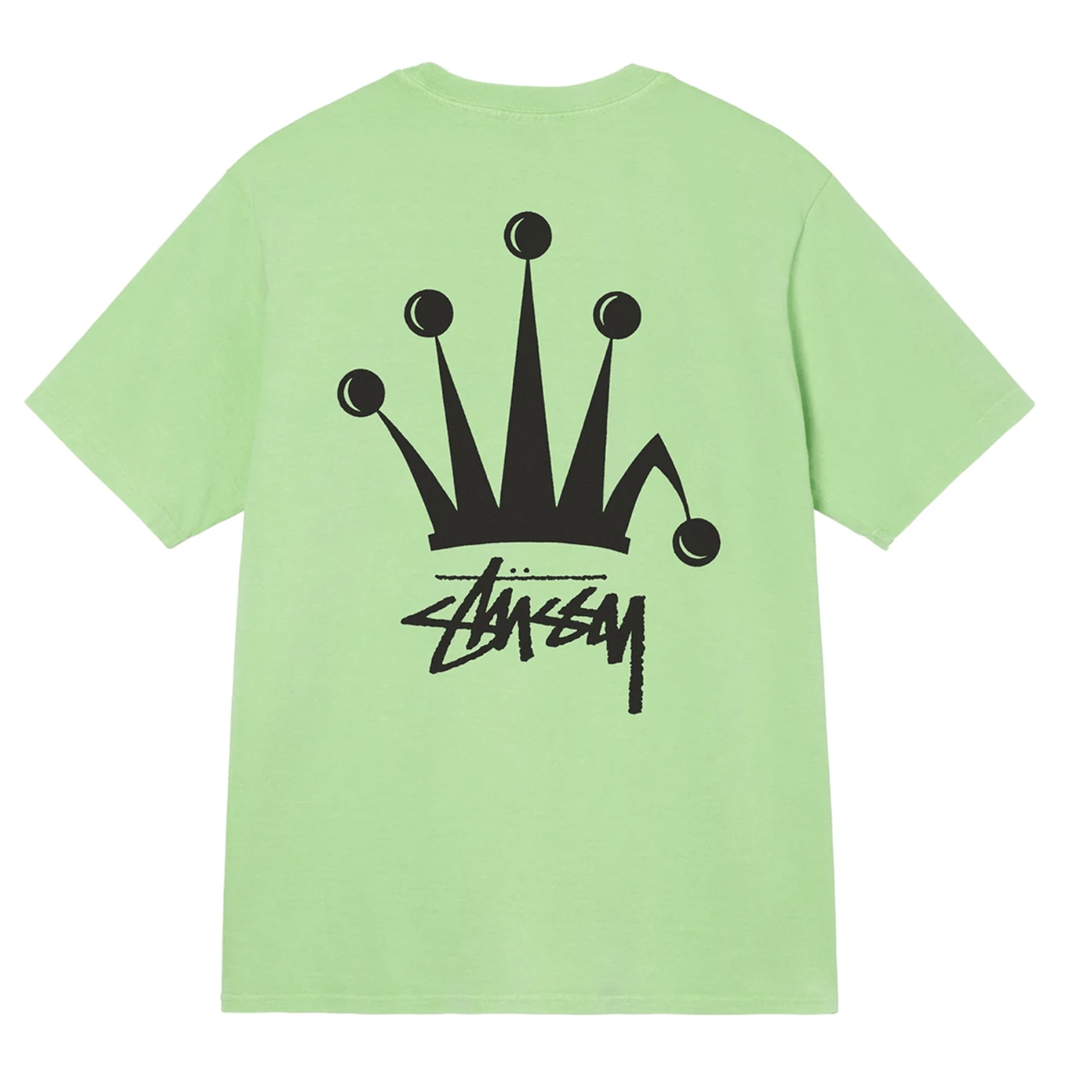 REGAL CROWN PIG. DYED TEE Green | Bodega