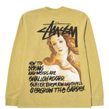 Stüssy T-Shirts SPRING WEEDS PIG. DYED LS TEE