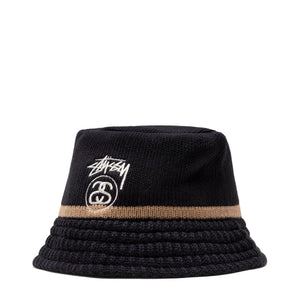 StclaircomoShops | SS - LINK KNIT BUCKET HAT BLACK - Jordan Series