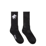 Stüssy Socks BLACK/WHITE / O/S SURFMAN CREW SOCKS