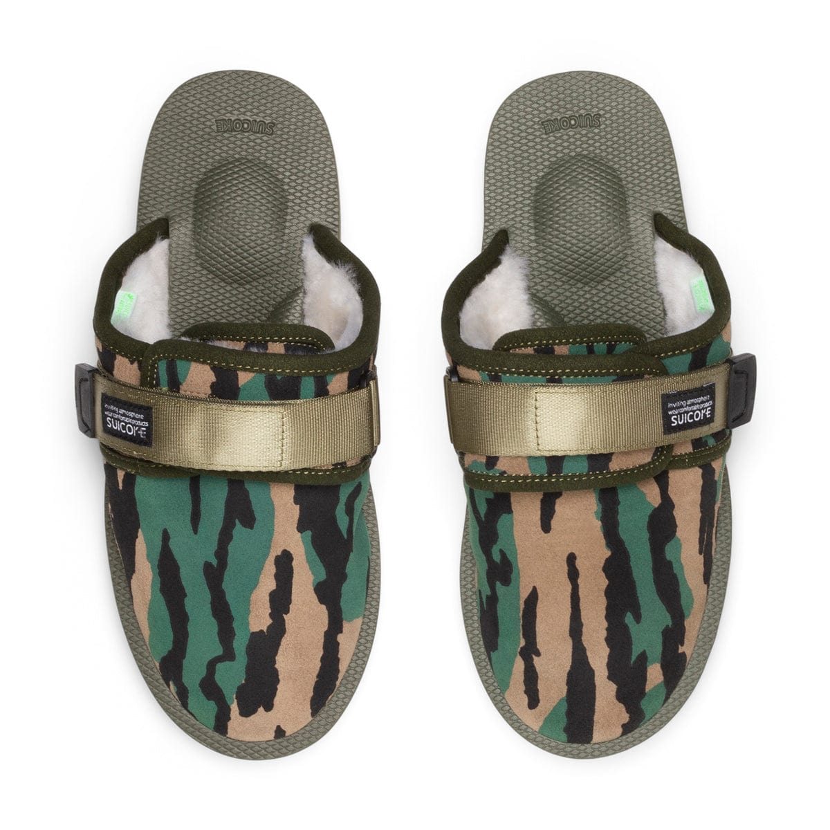 Suicoke Sandals ZAVO-MAB-PT04 GREEN SANDALS