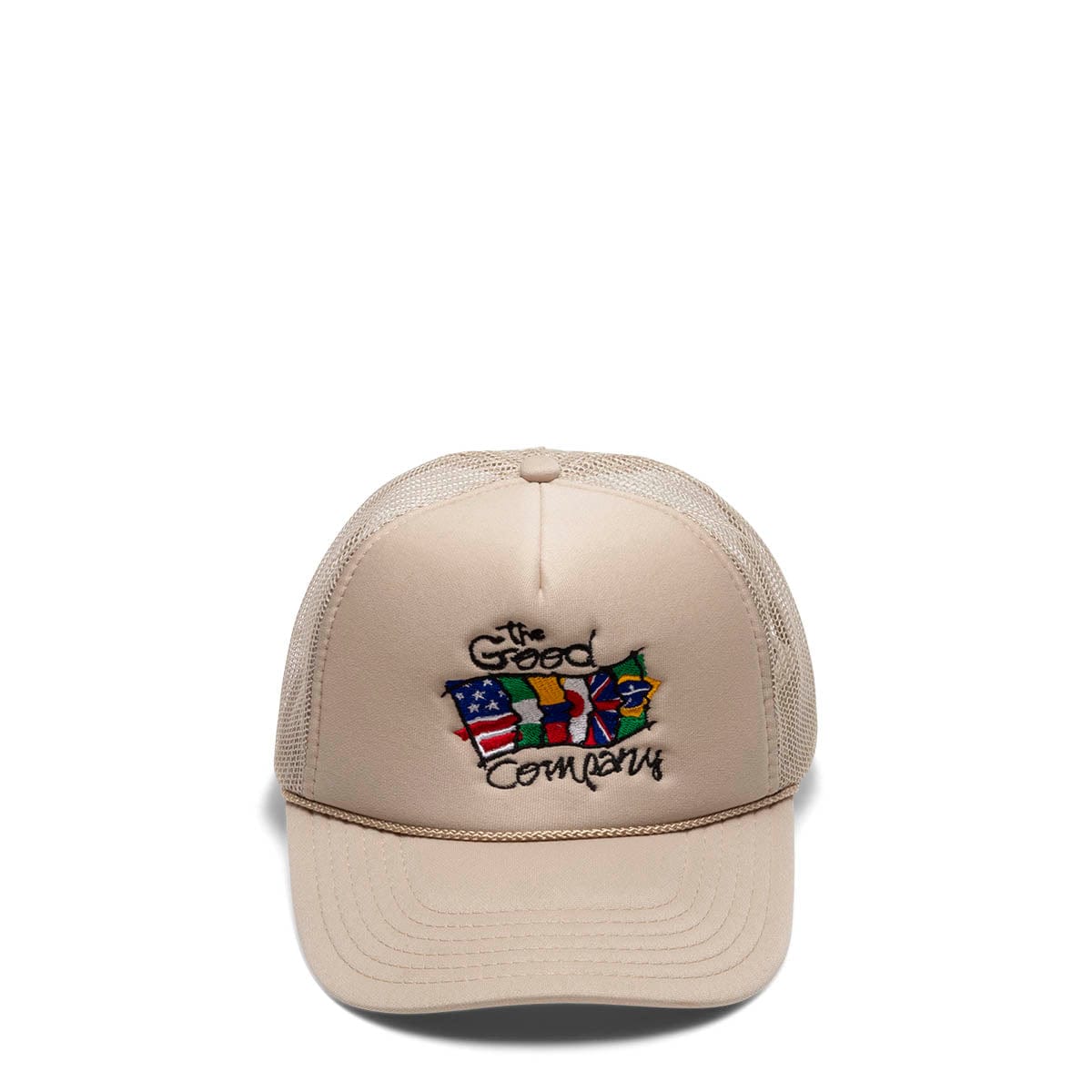 The Good COmpany Headwear KHAKI / O/S GOOD WORLD TRUCKER HAT