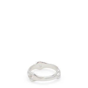 BONE SHAPED BAND RING Silver – StclaircomoShops