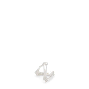 BONE SHAPED VICTORY RING Silver – Bodega