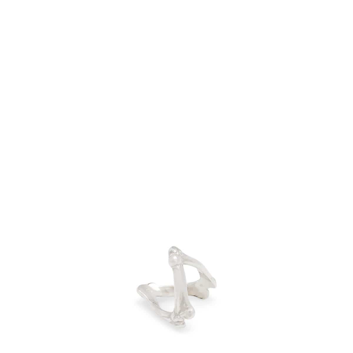 BONE SHAPED VICTORY RING Silver – Bodega