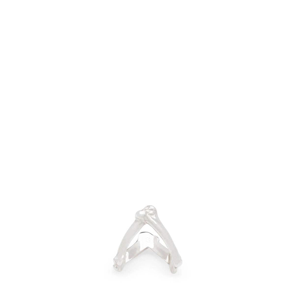 BONE SHAPED VICTORY RING SILVER | Bodega