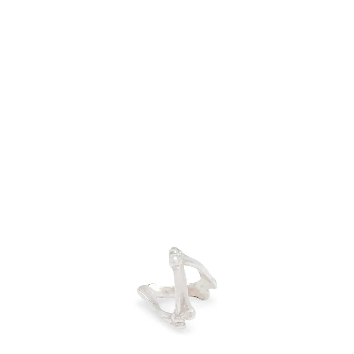 BONE SHAPED VICTORY RING SILVER | GmarShops