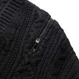 TAKAHIROMIYASHITA The Soloist. Knitwear DOUBLE ZIP ARAN PATTERN CARDIGAN