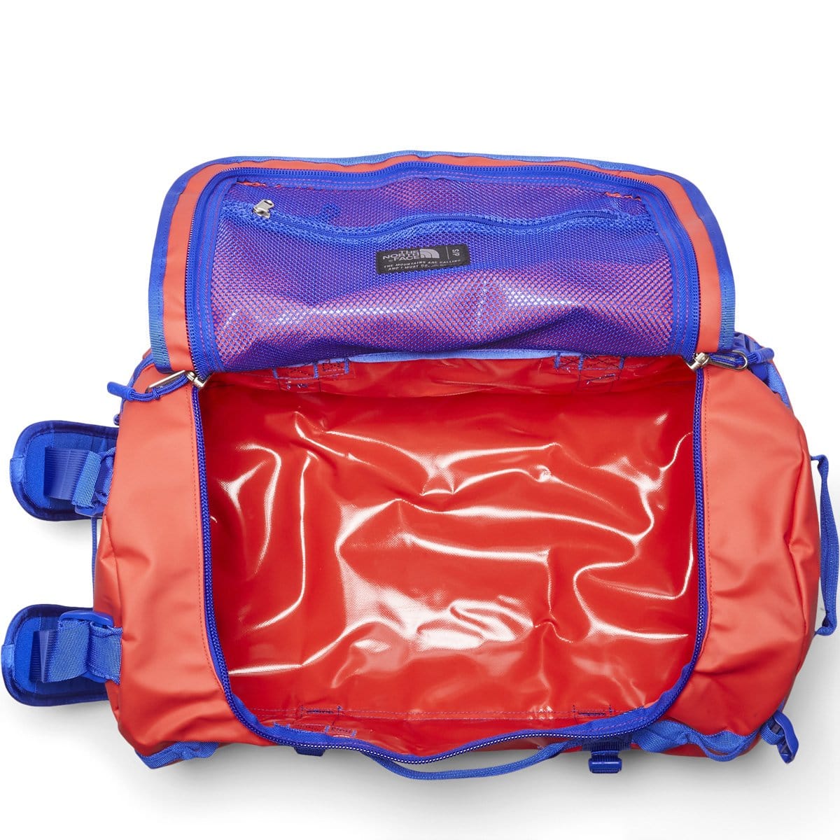 The North Face Bags & Accessories HORIZON RED/TNF BLUE / O/S BASE CAMP DUFFEL