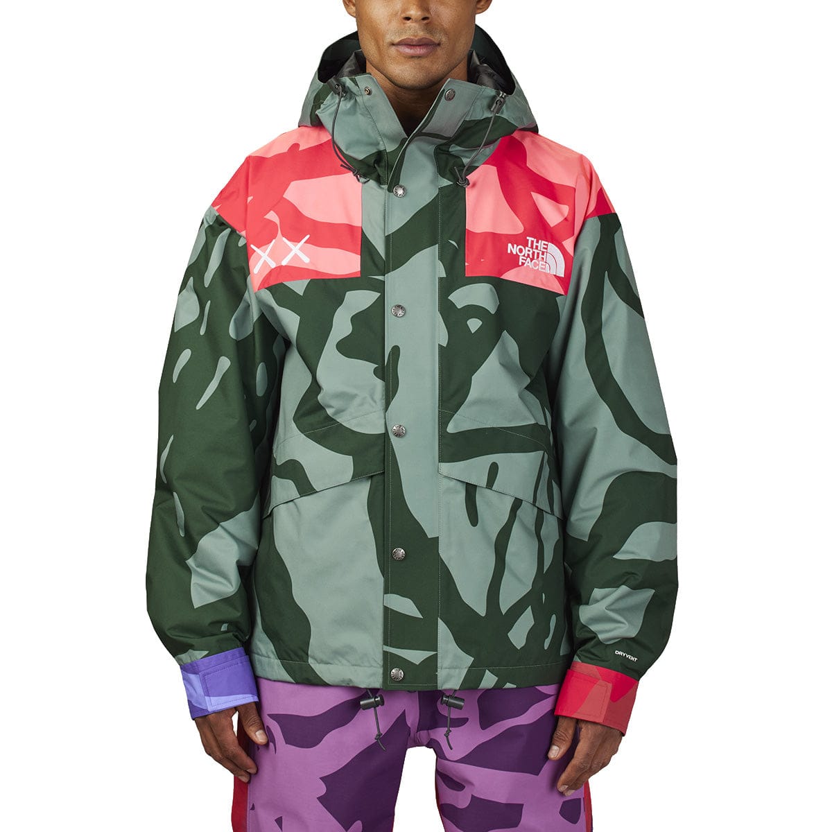 XX KAWS RETRO 1986 MOUNTAIN JACKET Balsam Green | Bodega