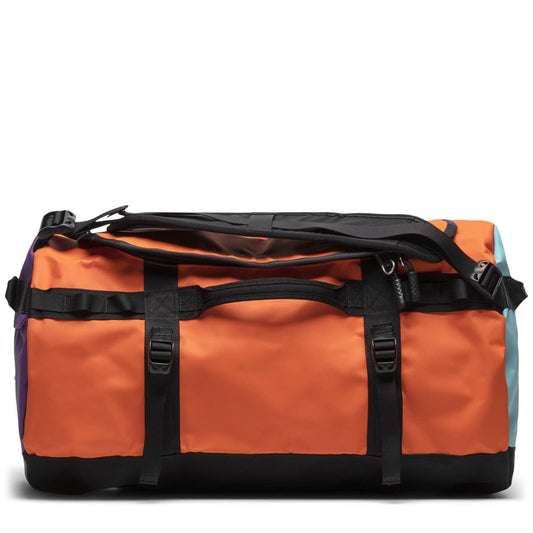 The North Face Bags RED ORANGE/TRANSANTARCTIC BLUE / O/S SMALL BASE CAMP DUFFEL