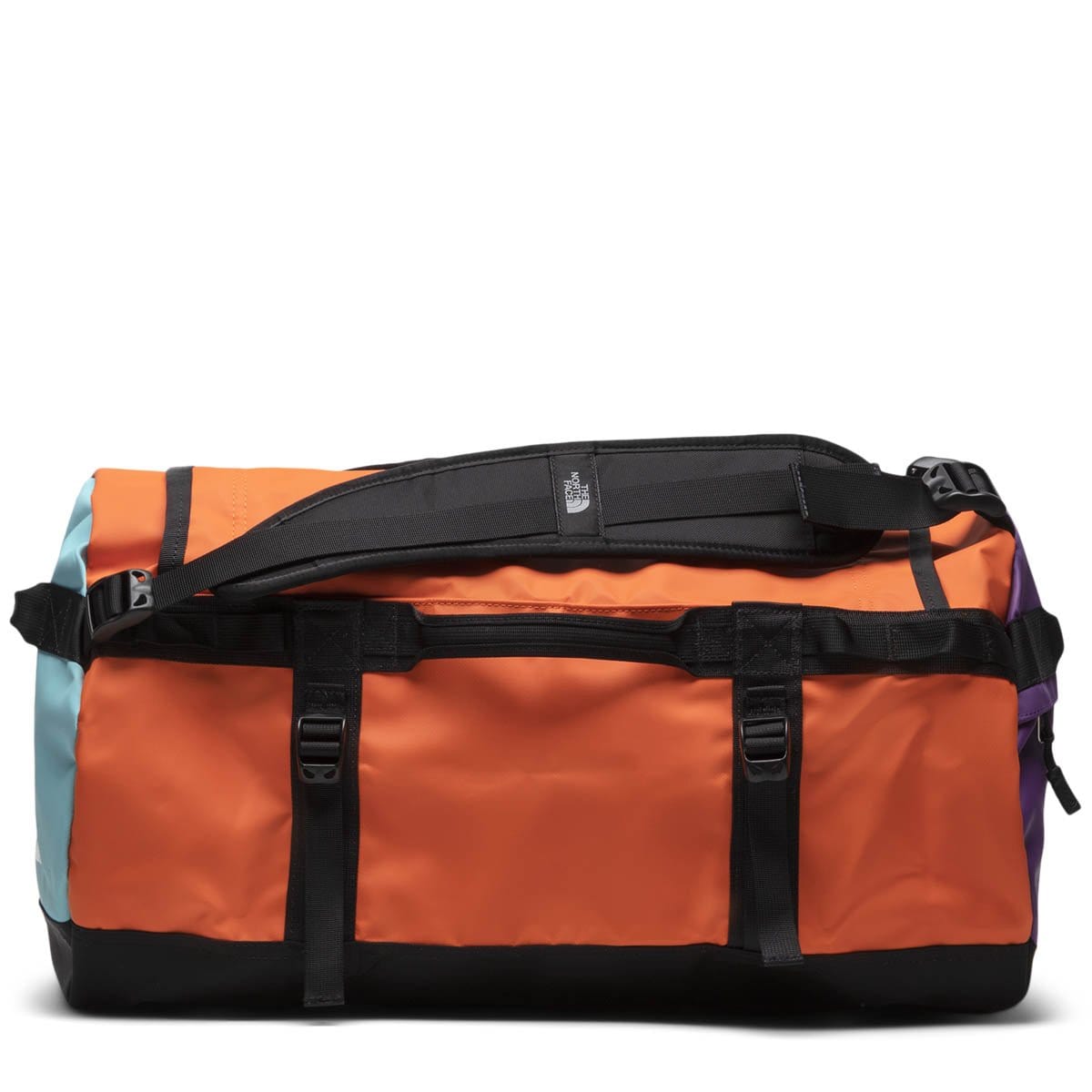 The North Face Bags RED ORANGE/TRANSANTARCTIC BLUE / O/S SMALL BASE CAMP DUFFEL
