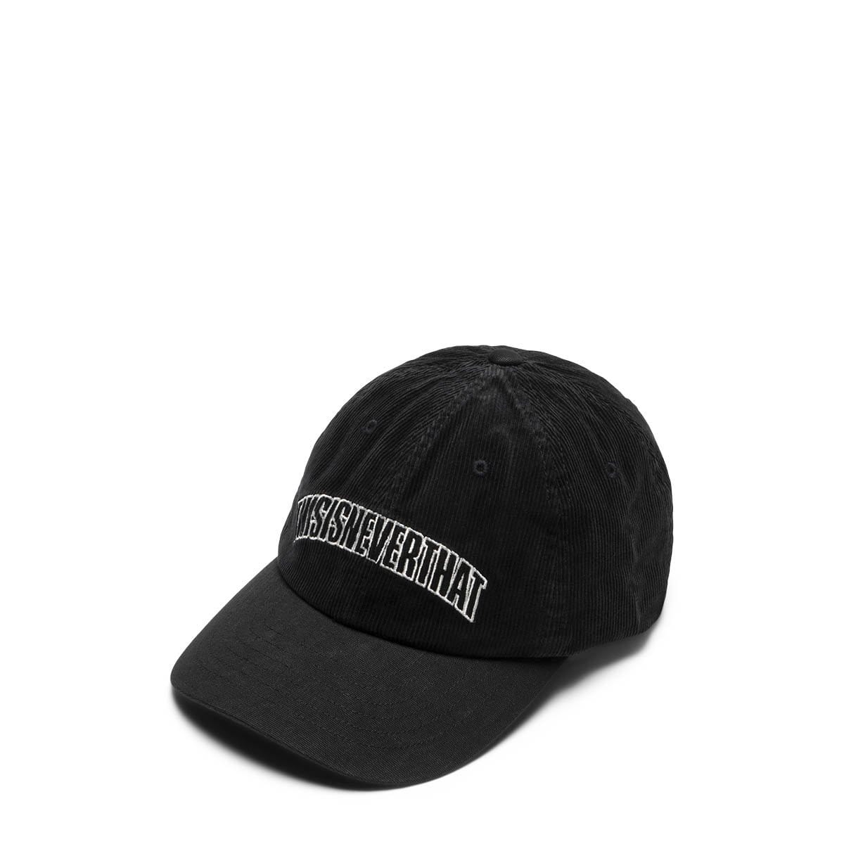 thisisneverthat Headwear BLACK / M CORDUROY ARCH-LOGO CAP
