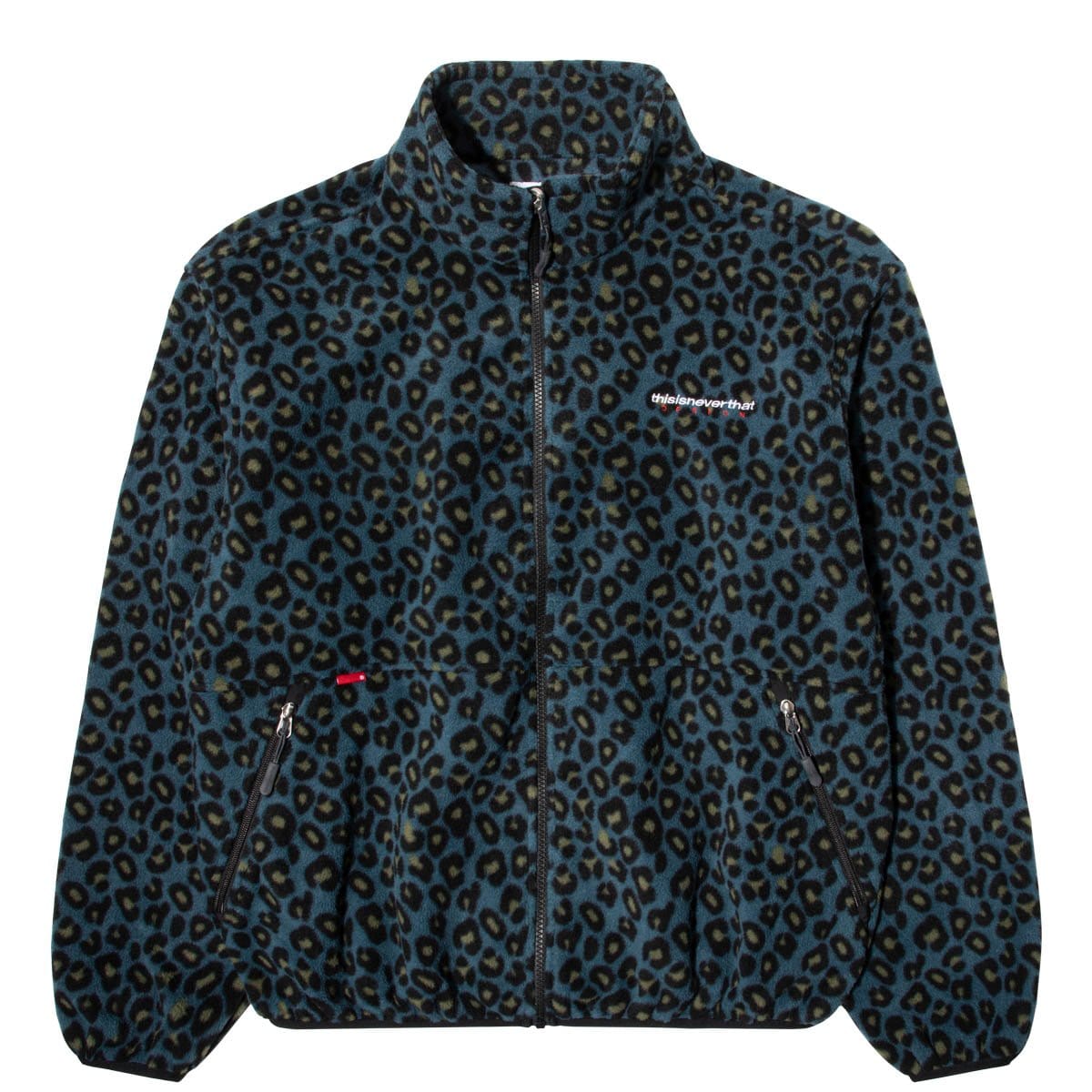 DSN FLEECE JACKET Blue Leopard – Bodega