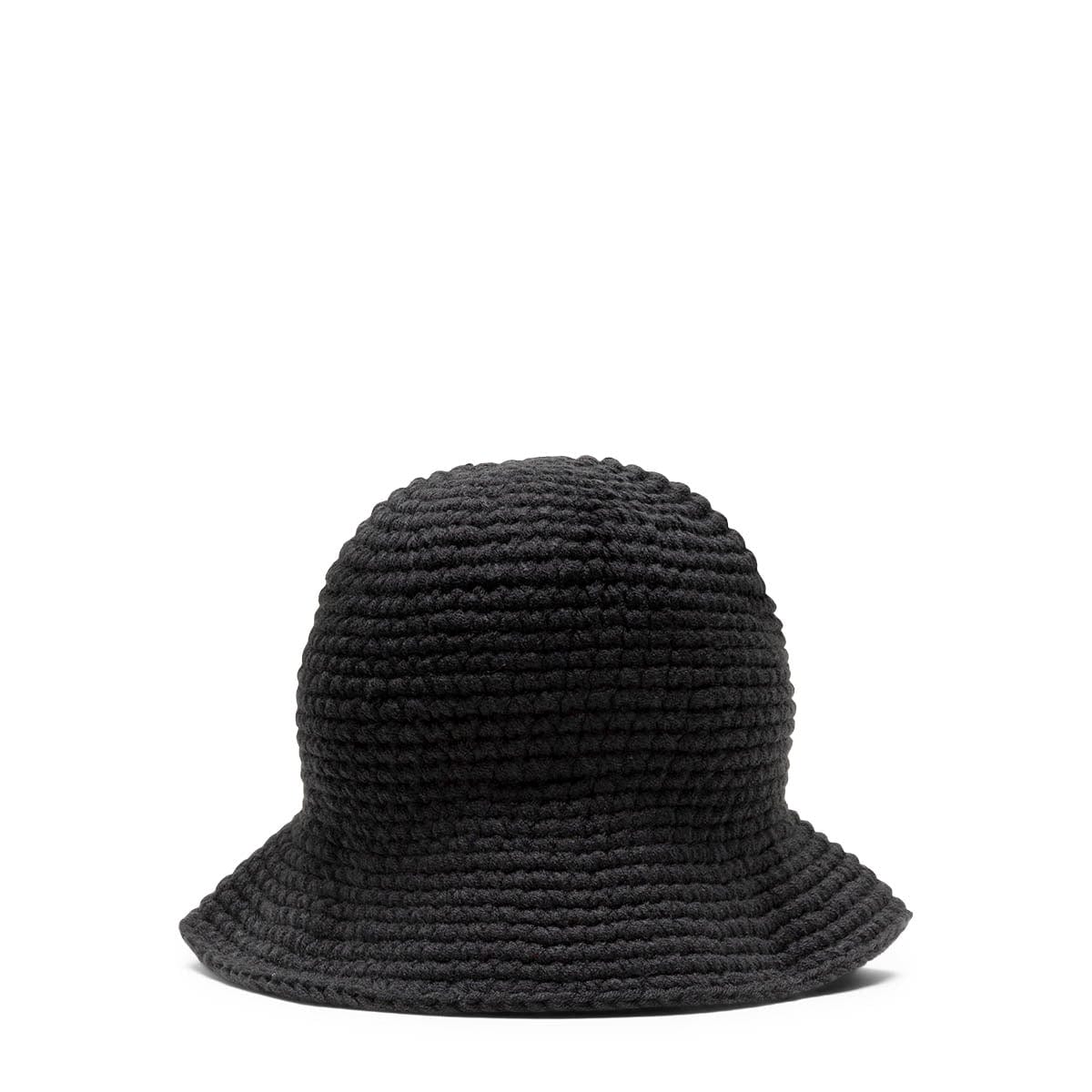 thisisneverthat Headwear BLACK / O/S KNITTED BUCKET HAT