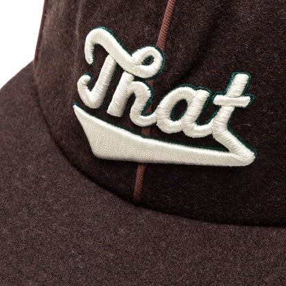 thisisneverthat Headwear BROWN / O/S PIPING THAT SIGN CAP