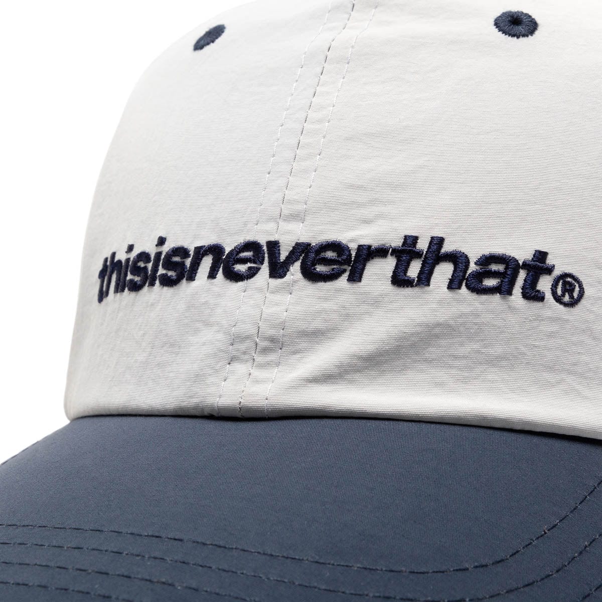 SP-LOGO NYLON CAP GREY/NAVY | Bodega