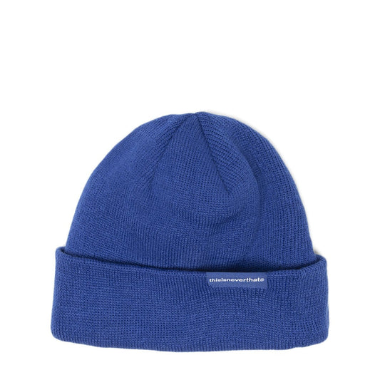 thisisneverthat Headwear BLUE / OS / TN20FHW019 SP-LOGO SHORT BEANIE