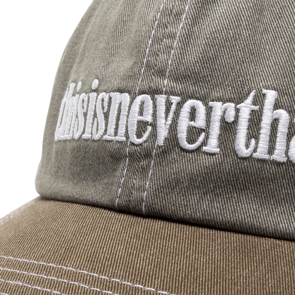 thisisneverthat Headwear OLIVE / O/S STITCHING ONYX CAP