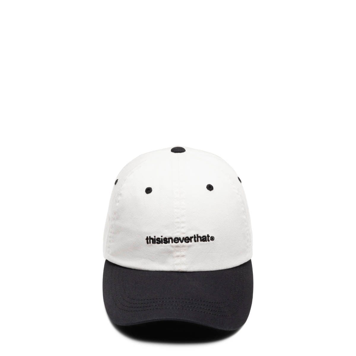 thisisneverthat Headwear IVORY/BLACK / O/S T-LOGO CAP