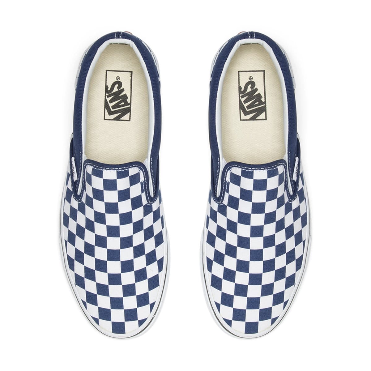 Vans checkerboard slip on estate blue Clearance