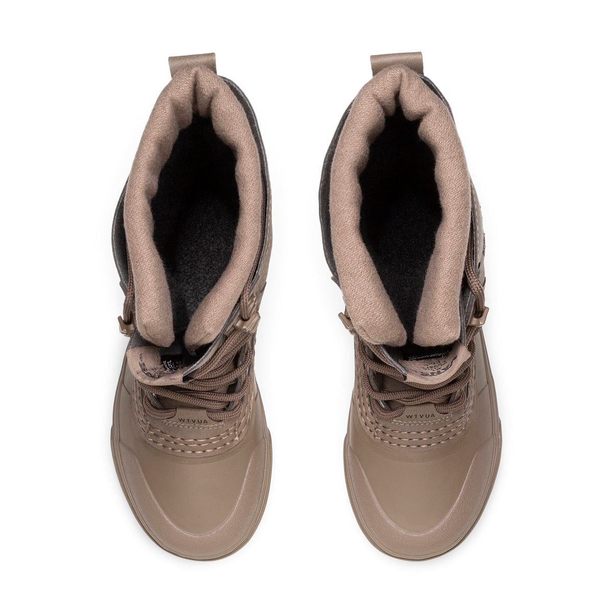 X WTAPS U STANDARD SNOW MTE COYOTE | round toe lace-up sneakers