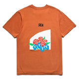 Viola and Roses T-Shirts X WIND AND SEA FLOWER SHOP TEE