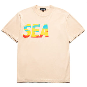 X WIND AND SEA TROPICAL FLOWER TEE BEIGE | Bodega