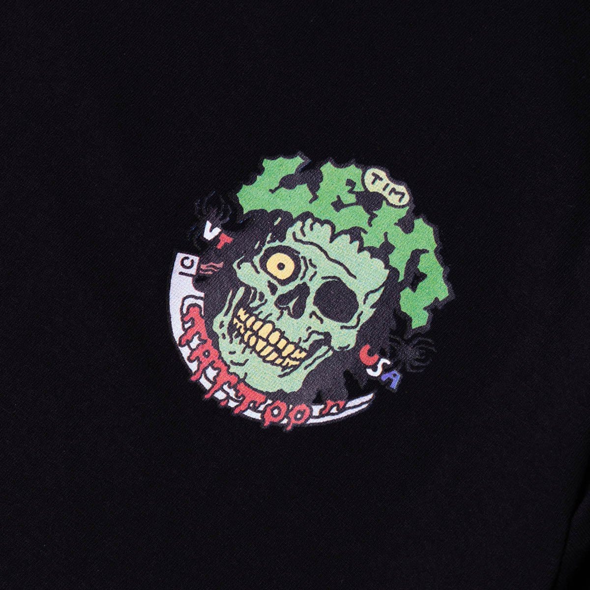 TIM LEHI / CREW NECK LONG SLEEVE T-SHIRT ( TYPE-1 ) Black – Bodega