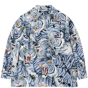 TIM LEHI / HAWAIIAN SHIRT L/S Blue – Bodega