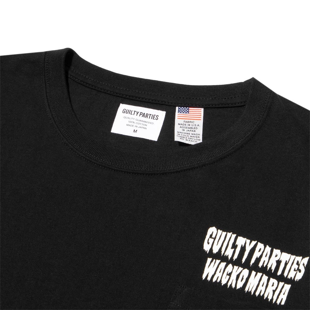Wacko Maria T-Shirts USA BODY CREW NECK POCKET T-SHIRT ( TYPE-1 )
