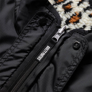 WILD BUNCH / REVERSIBLE BOA FLEECE JACKET Black – Bodega