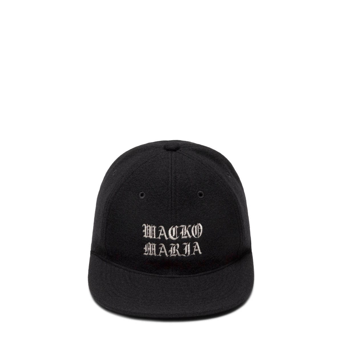 Wacko Maria Headwear BLACK / O/S WOOL 6 PANEL CAP