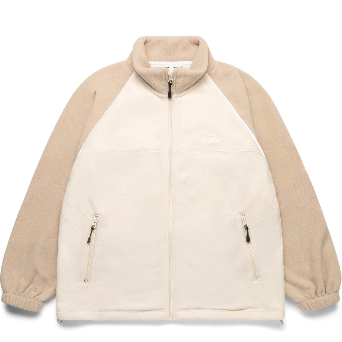 WOMEN'S RAGLAN FLEECE JACKET BEIGE | Bodega