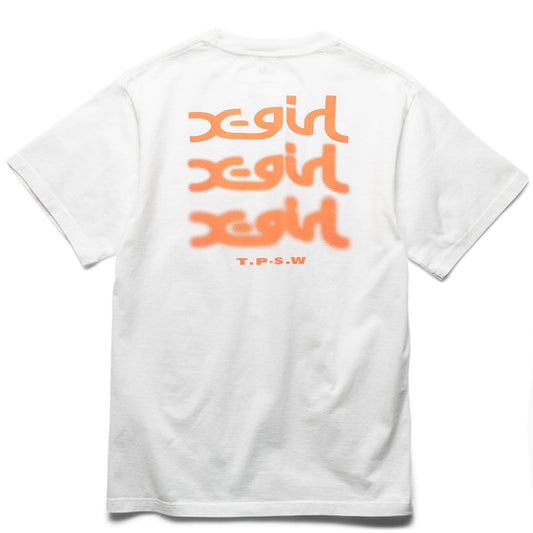 X-Girl T-Shirts GLOW LOGO S/S TEE