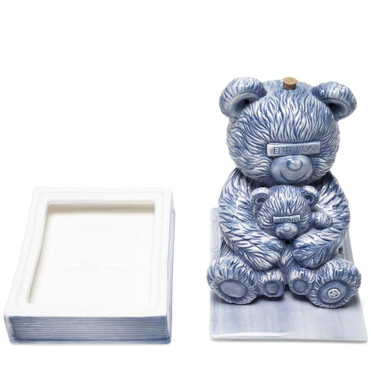 YEENJOY Bags & Accessories PORCELAIN / O/S COVER THE EYES BEAR INCENSE BURNER