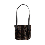 Engineered Garments Bags & Accessories DK. BROWN POLY LEOPARD VELVET / OS SHOULDER POUCH