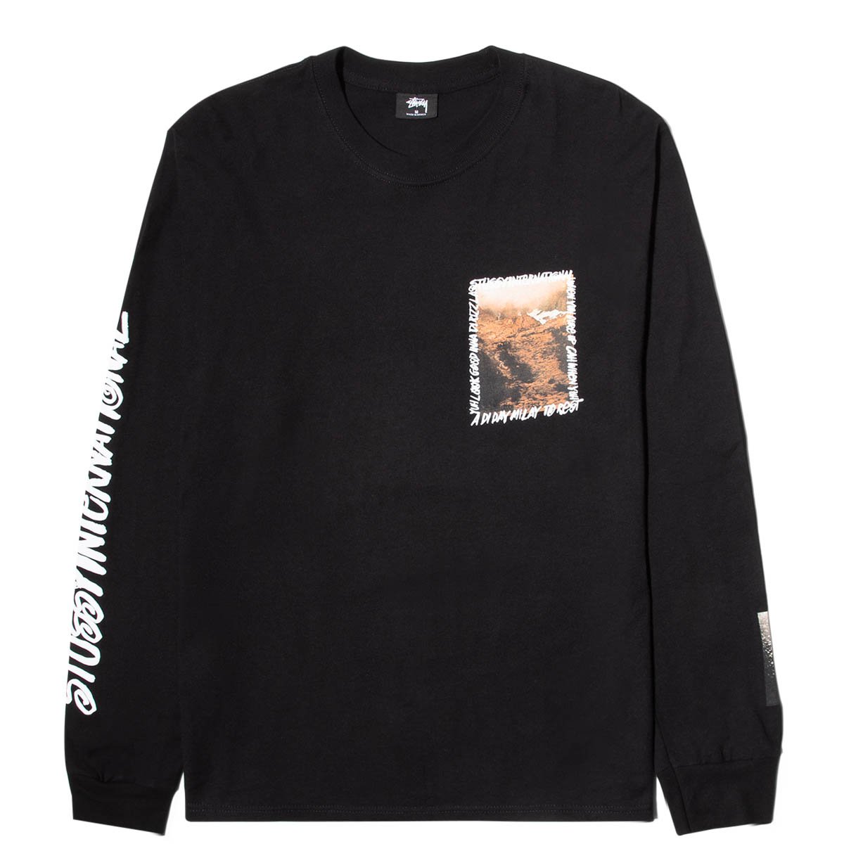 Stussy T-Shirts GREAT OUTDOORS LS TEE