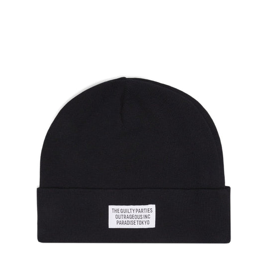 Wacko Maria Headwear BLACK / O/S KNIT WATCH CAP ( TYPE-1 )