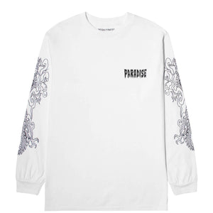 TIM LEHI / CREW NECK LONG SLEEVE T-SHIRT ( TYPE-1 ) White – Bodega