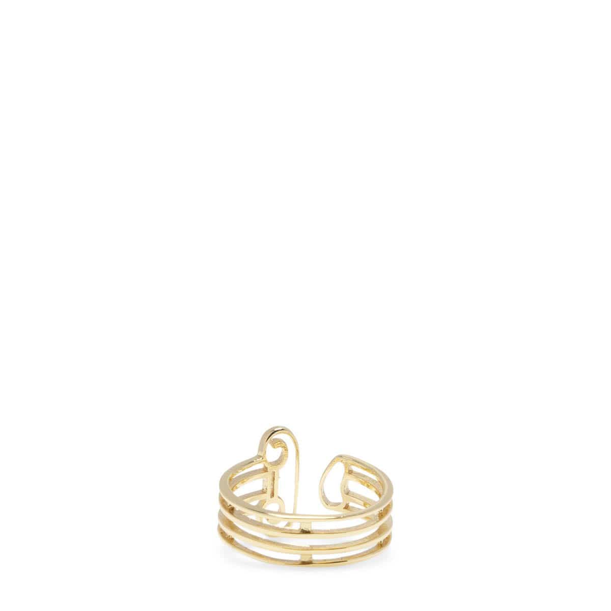 Aries Jewelry GOLD / O/S COLUMN RING