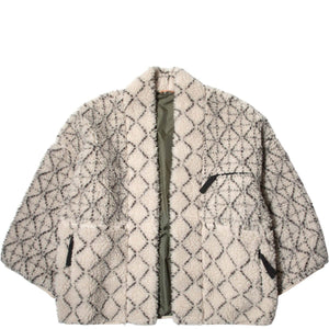 DO GI SASHIKO BOA FLEECE KESA JACKET Ecru – Bodega